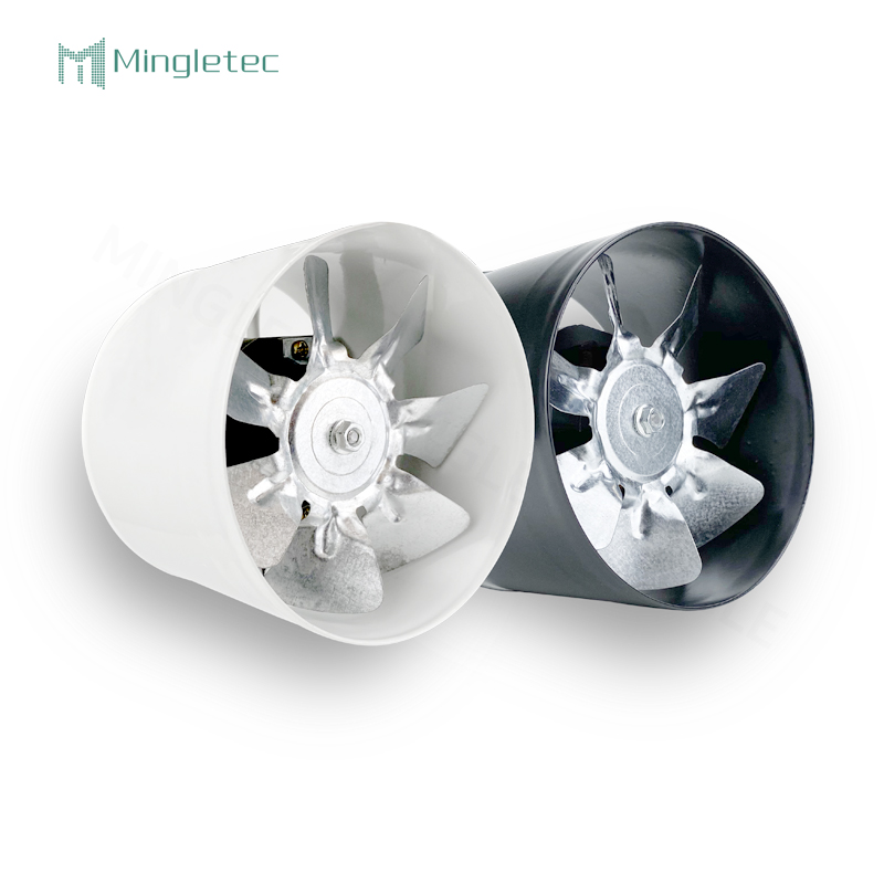 4 6 8 10 12 بوصة مراوح تهوية مضمنة عالية السرعة مثبتة على الحائط 