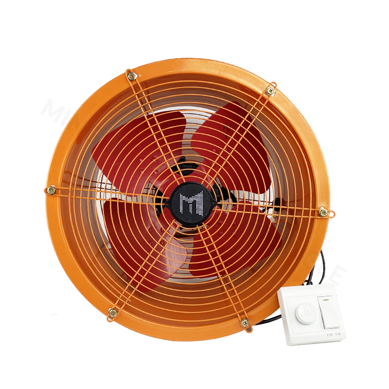 مروحة منفاخ صناعية لتدوير الهواء المعدني بالكامل للخدمة الشاقة في المستودع