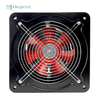 110 فولت 220 فولت للاستخدام المنزلي، مروحة تهوية سوداء بمحمل كروي مزدوج