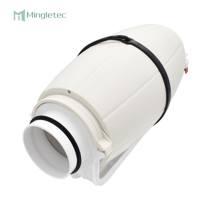 4 6 8 بوصة مروحة العادم البلاستيكية الصامتة ذات الحجم الكبير للمطبخ