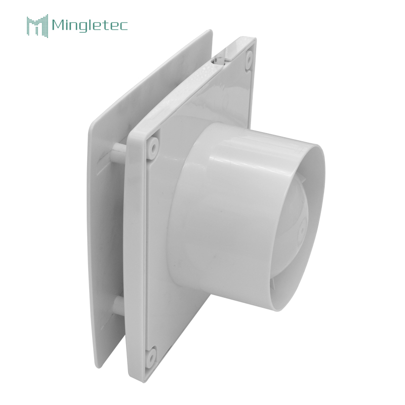 تستخدم غرفة النوم مروحة عادم مربعة للتهوية البلاستيكية الصامتة مقاس 6 بوصات