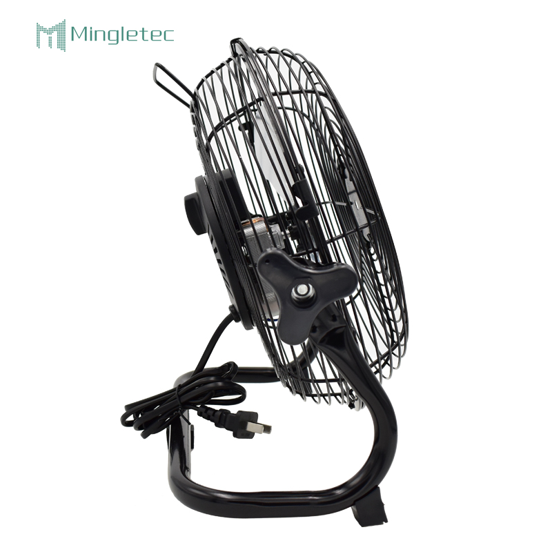 12 14 16 18 20 بوصة 3 سرعات للتحكم في المستودعات مروحة أرضية معدنية خارجية