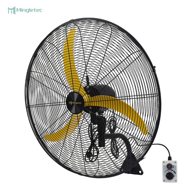 مروحة مثبتة على الحائط تجارية صامتة BLDC